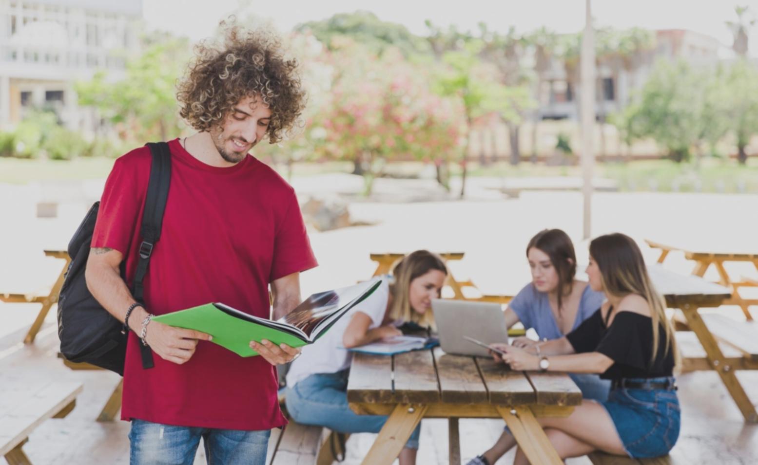 Team collaboration session reviewing business metrics